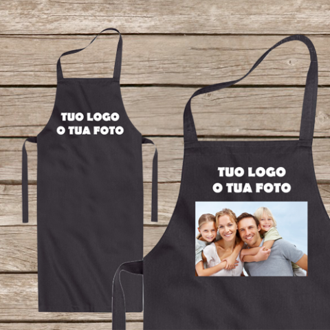 grembiule da cucina personalizzato